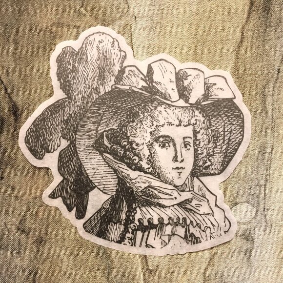 5/$25 Large Character Sticker - Marie Antoinette - Picture 1 of 5